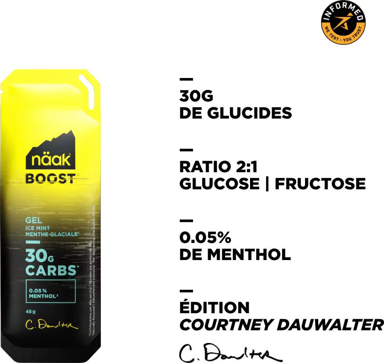 NAAK - BOOST ENERGY GEL - MENTHE GLACIALE