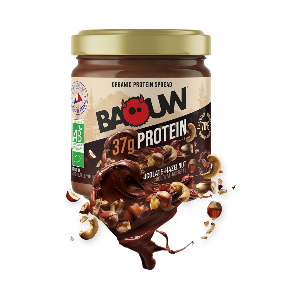 BAOUW - PÂTE A TARTINER PROTEINÉE - CACAO