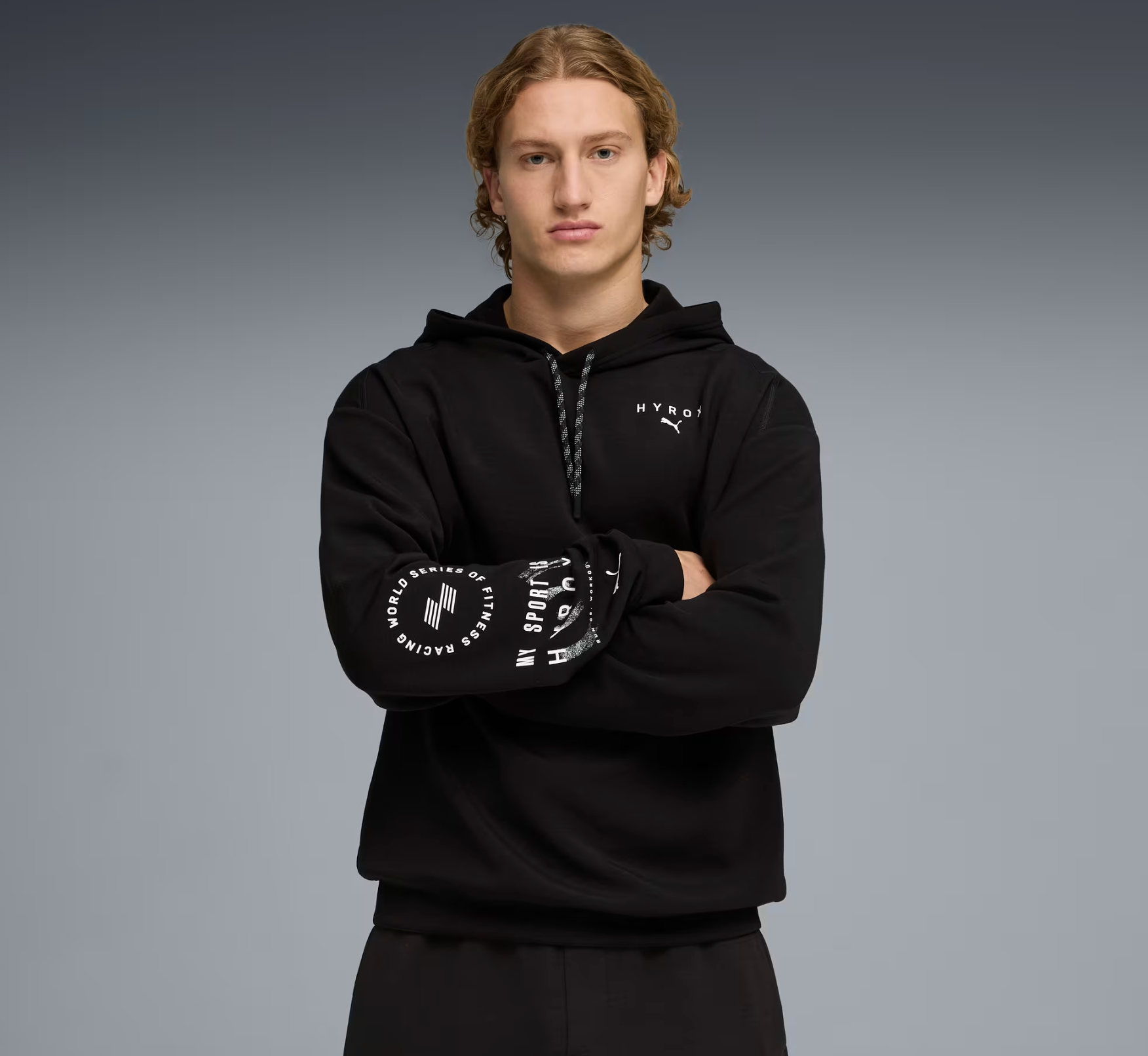 SWEAT À CAPUCHE PUMA x HYROX CLOUDSPUN - M