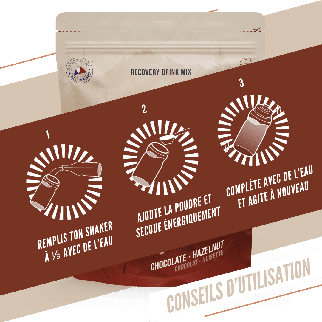 BAOUW - BOISSON DE RECUPÉRATION - CHOCOLAT / NOISETTE