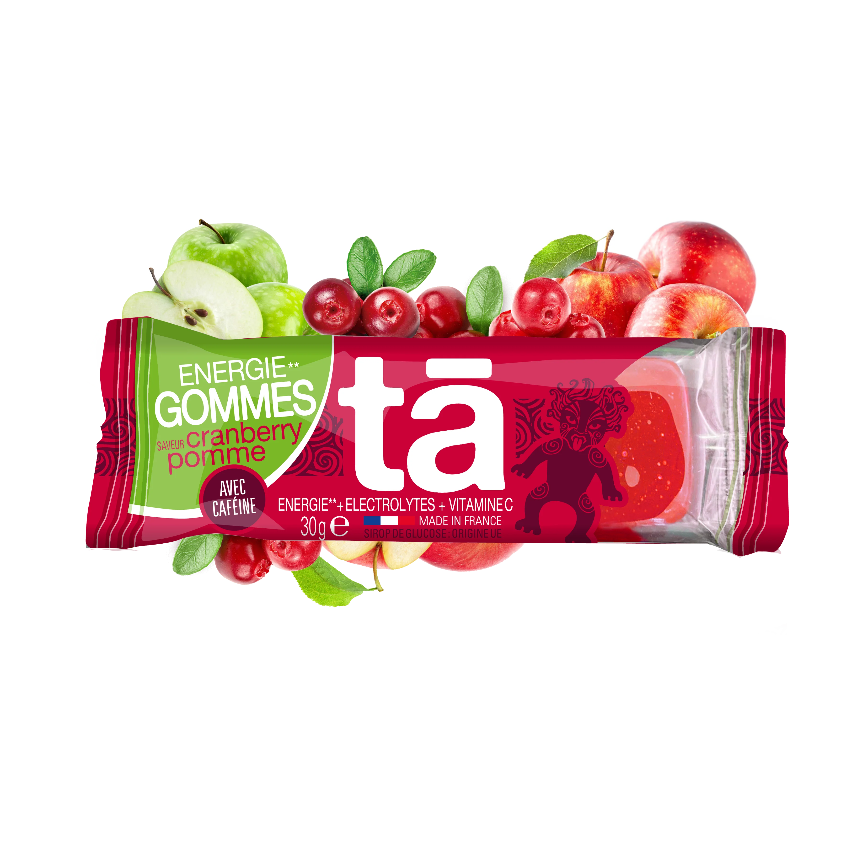 TA ENERGY - ENERGIE GOMMES - CRANBERRY / POMME CAFÉINE