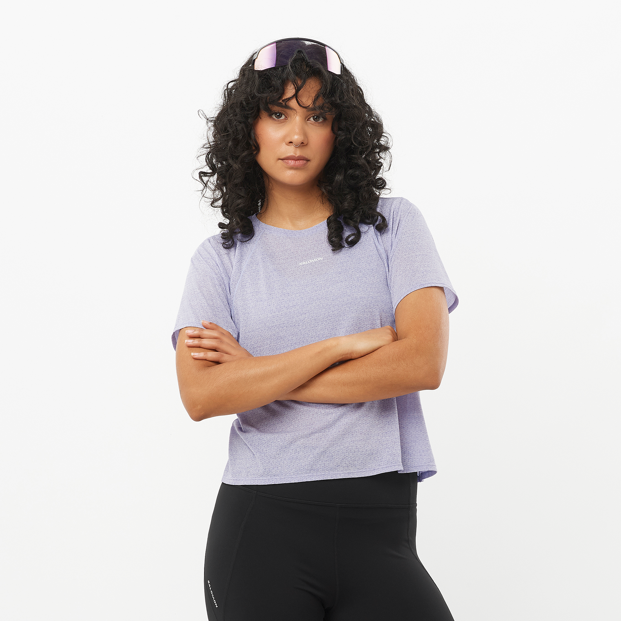 SALOMON - T-SHIRT AIR CROP SS - W