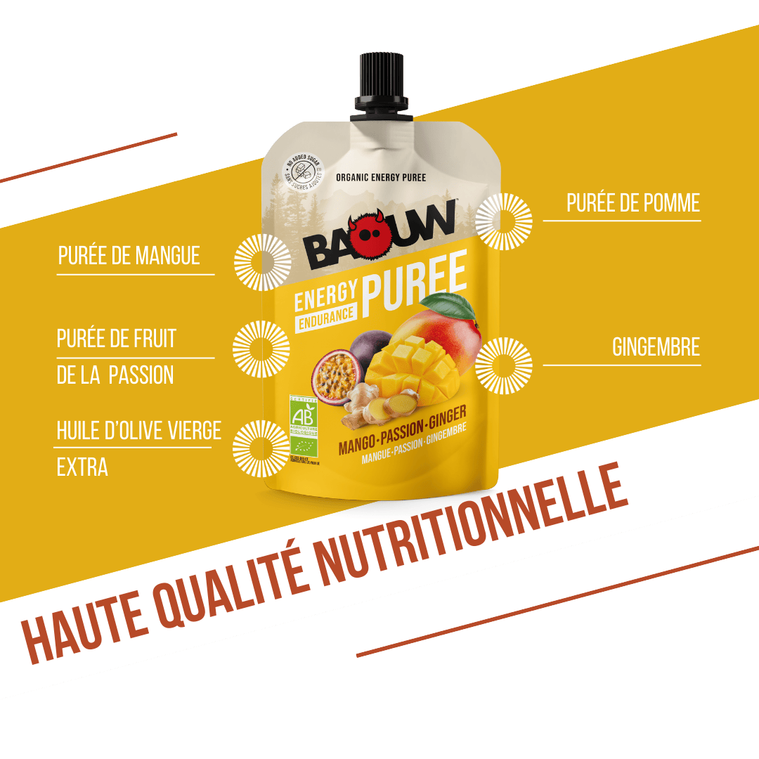 BAOUW - PURÉE MANGUE / PASSION / GINGEMBRE