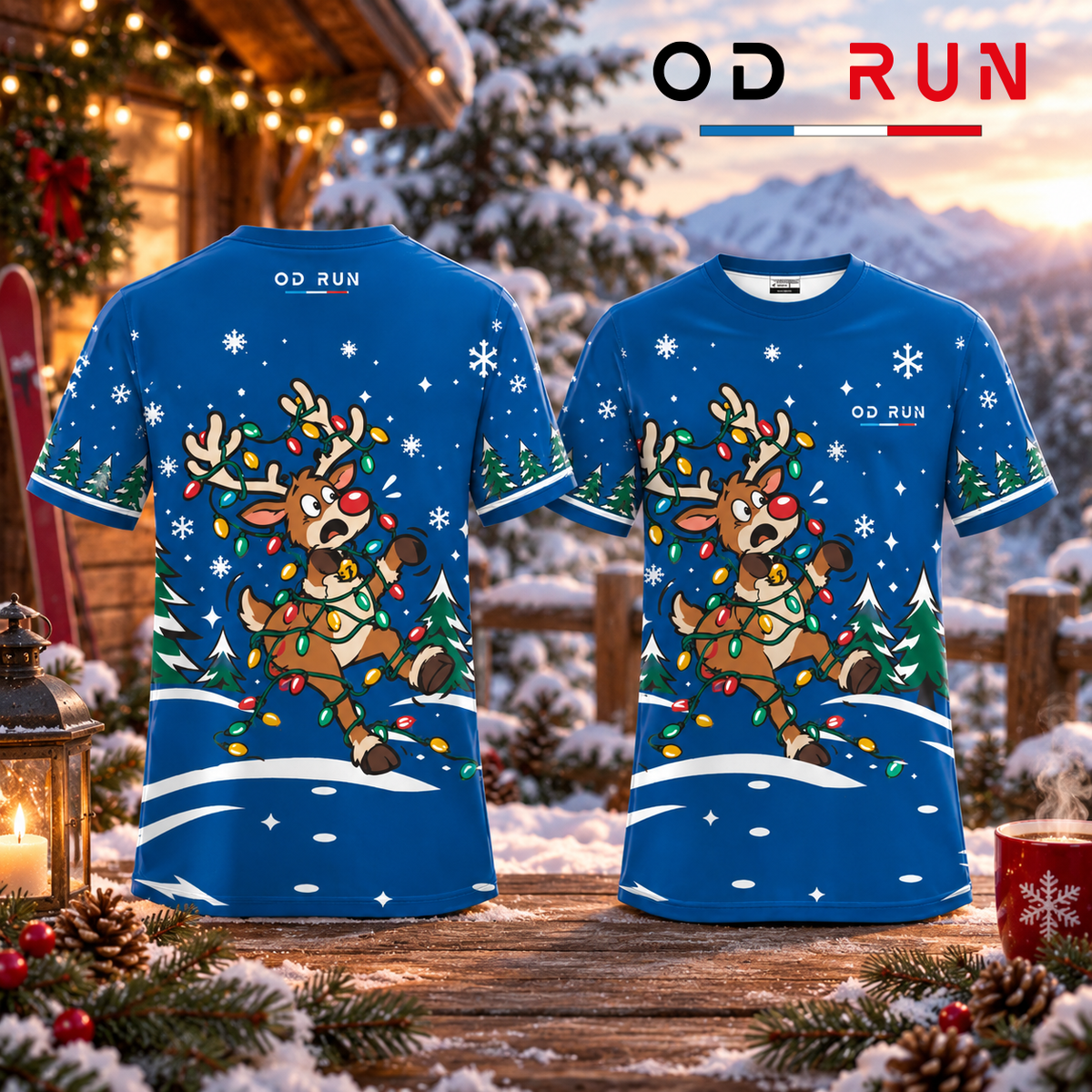 TEE-SHIRT TECHNIQUE DE NOËL - OD RUN