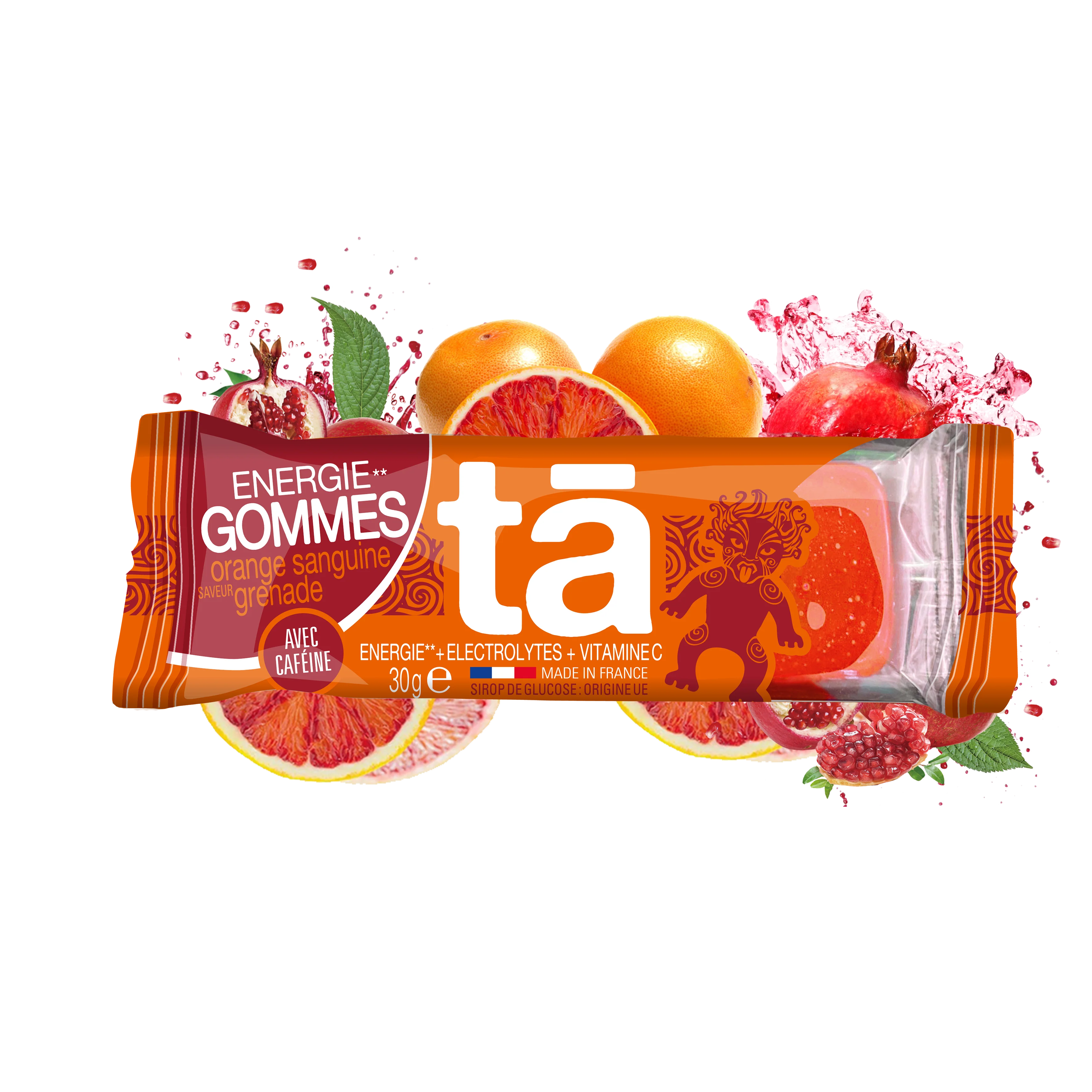 TA ENERGY - ENERGIE GOMMES - ORANGE SANGUINE / GRENADE CAFÉINE