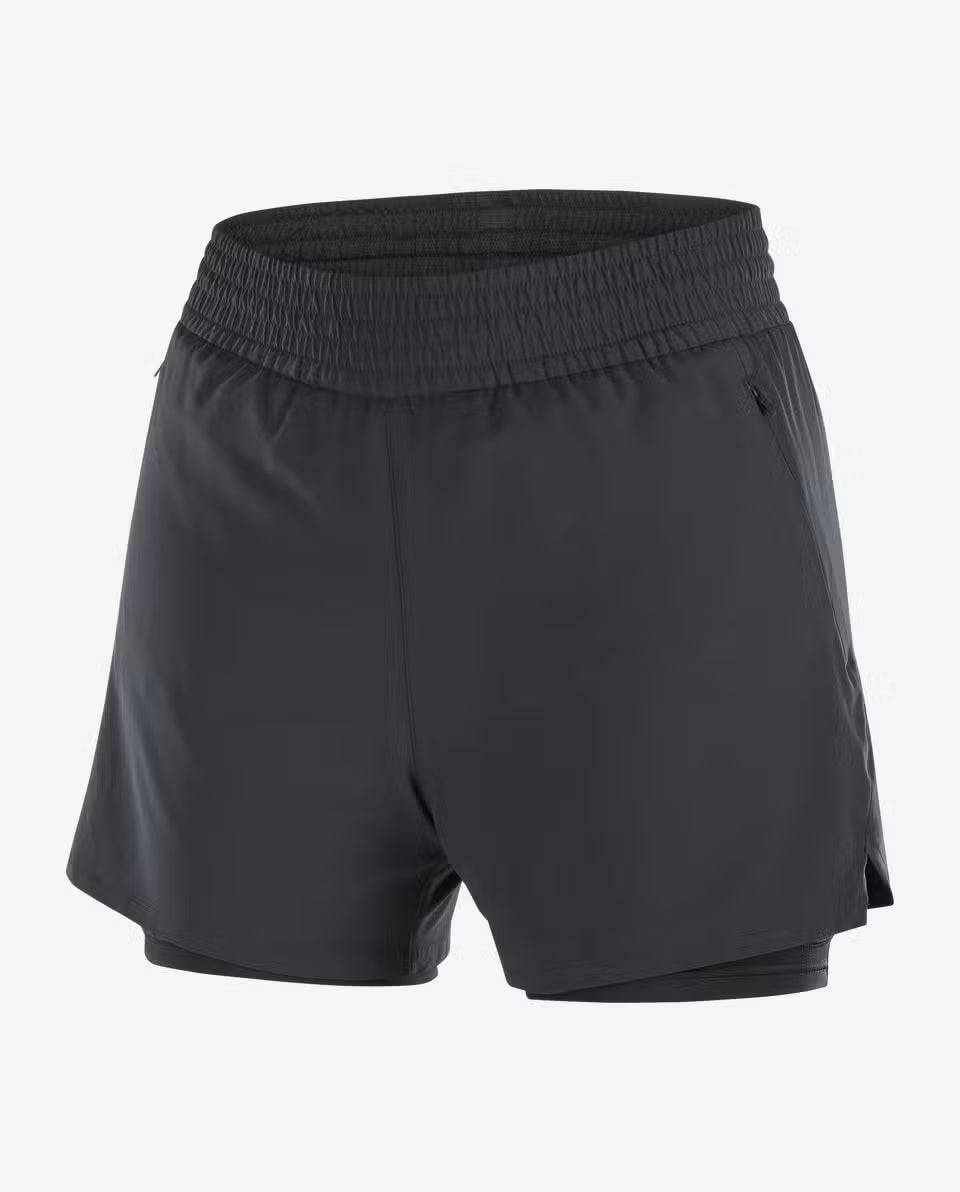 SALOMON - SHORT SHAKEOUT CORE 2IN1 SHORT 4 - WOMEN