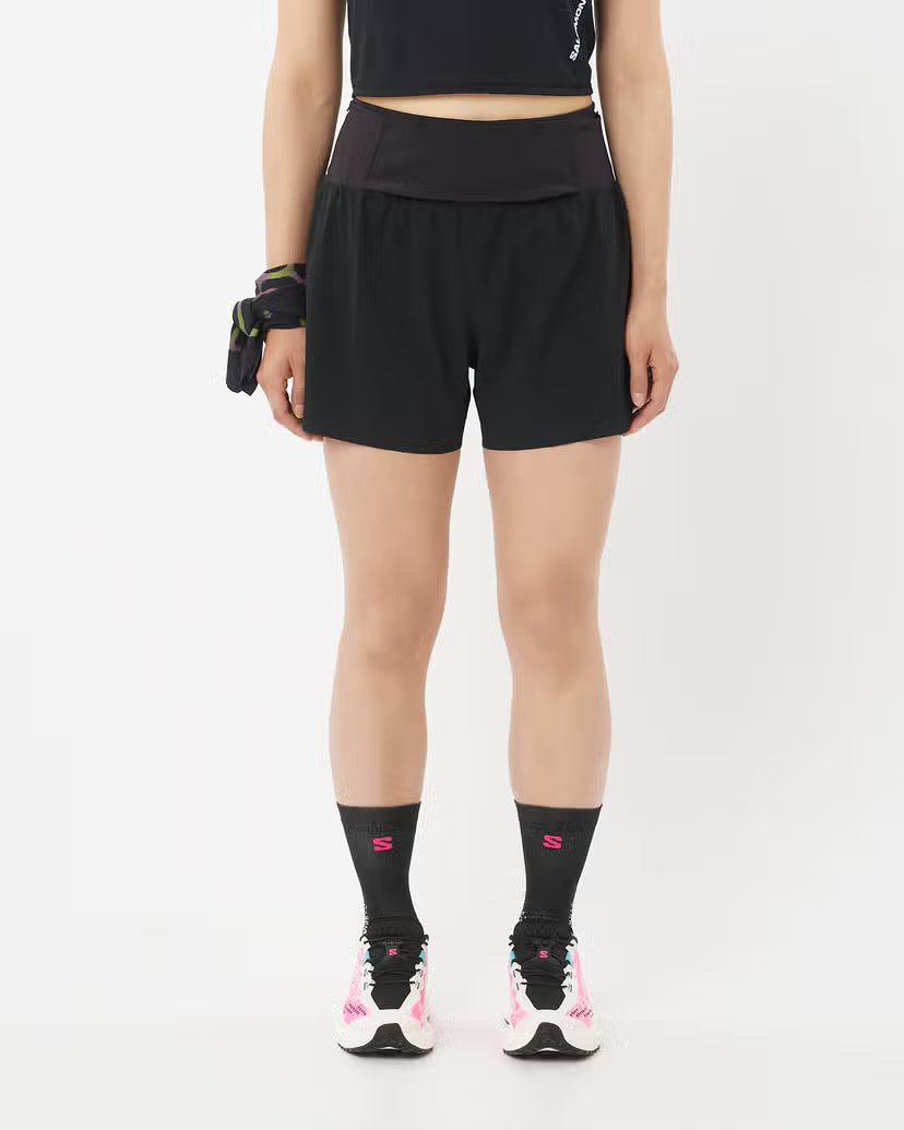SALOMON - SHORT SENSE AERO 2EN1 TRAIL - WOMEN