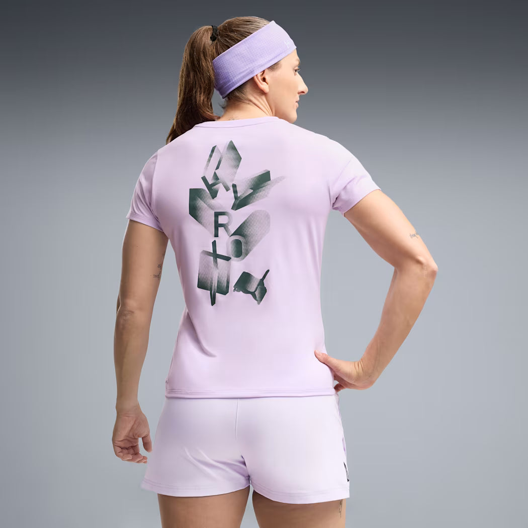 PUMA HYROX - T-SHIRT POLY GRAPHIC - WOMEN