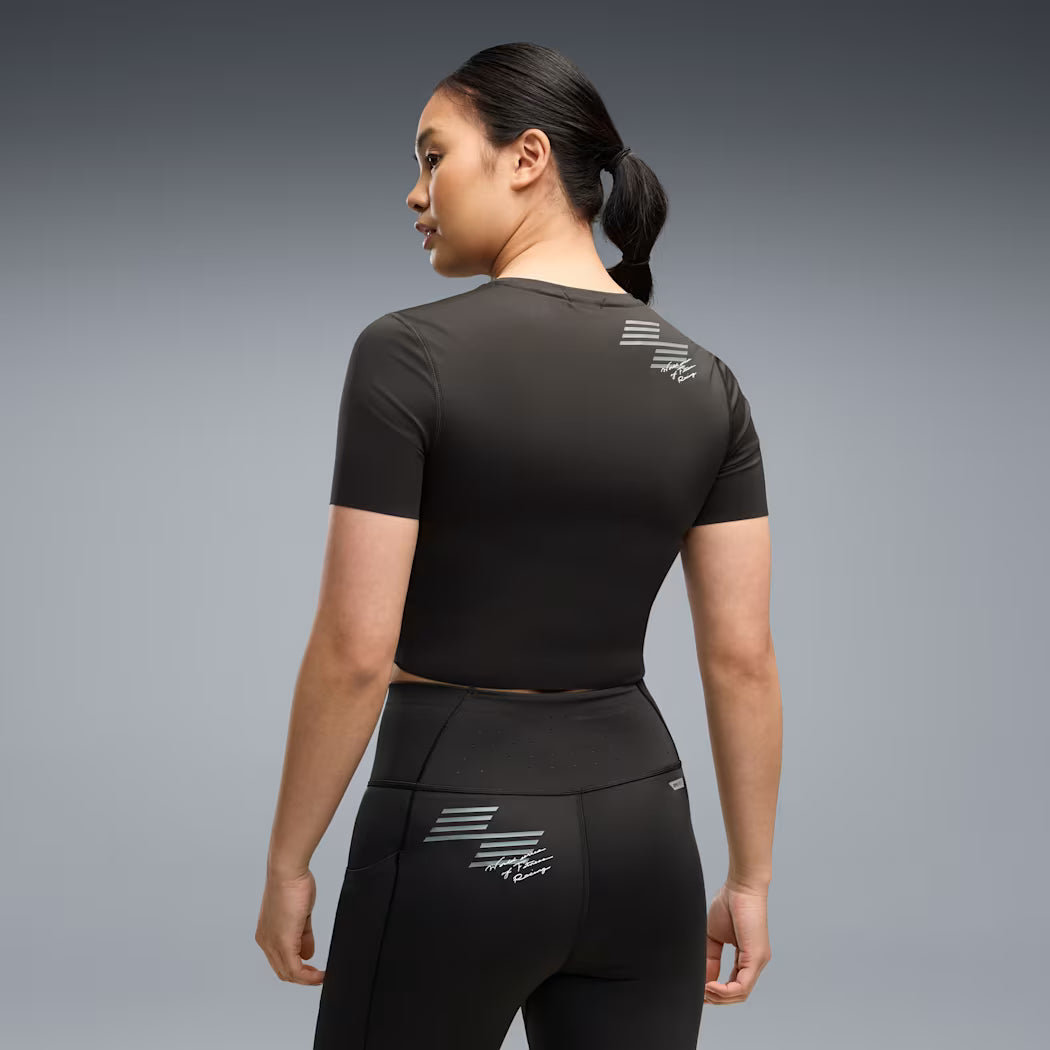 PUMA HYROX - T-SHIRT PWRMODE CROP - WOMEN