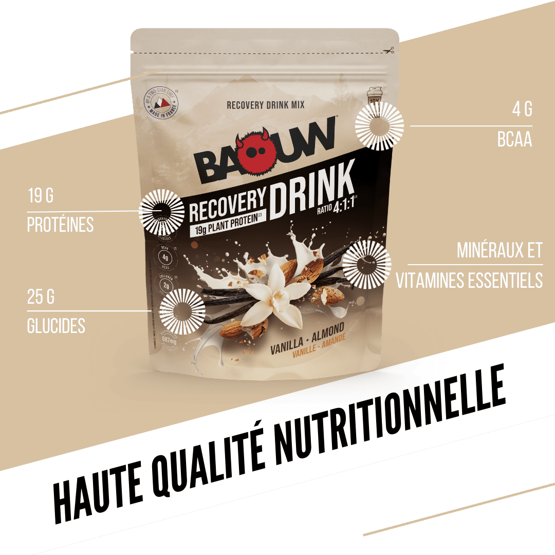 BAOUW - BOISSON DE RECUPÉRATION - VANILLE / AMANDE