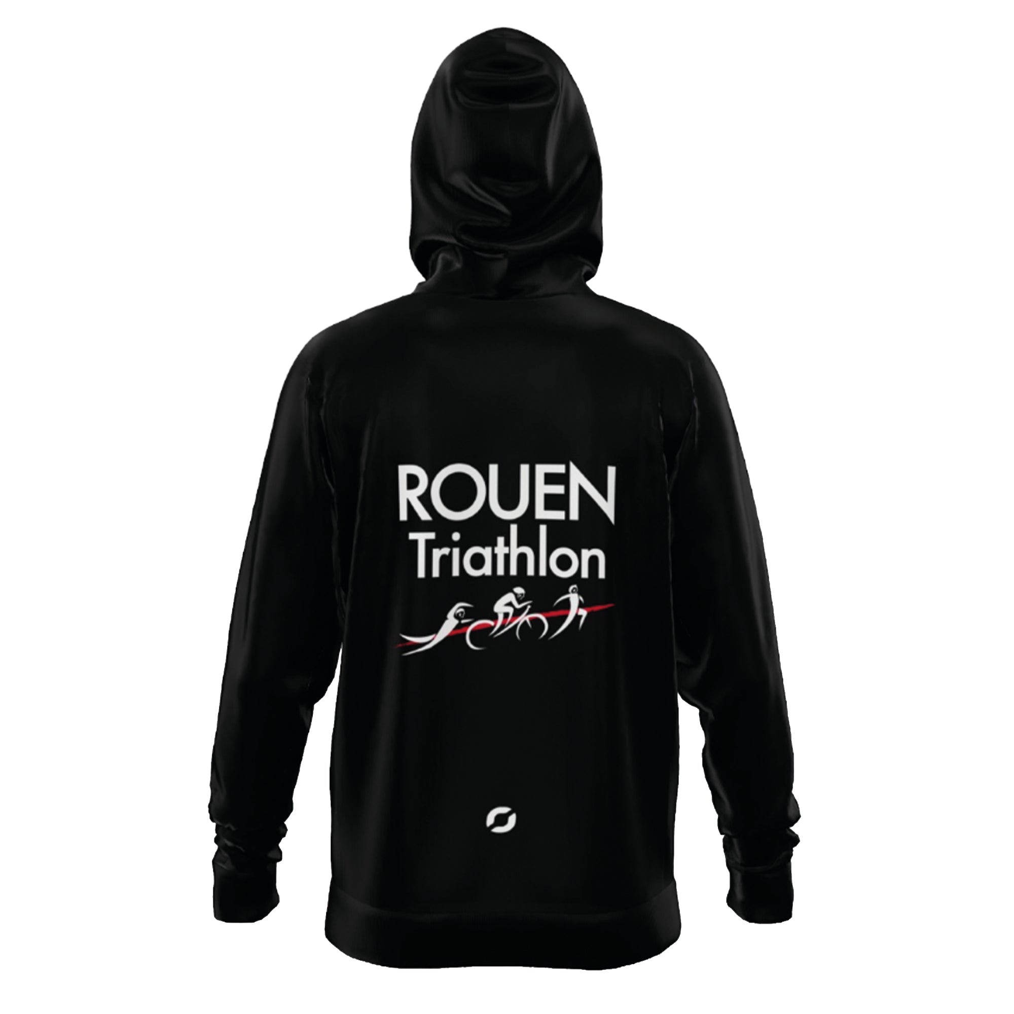 VESTE ZIPPÉE À CAPUCHE - ROUEN TRIATHLON