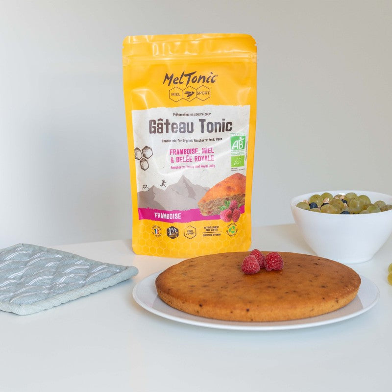 MELTONIC - GÂTEAU ÉNERGÉTIQUE BIO - FRAMBOISE MIEL GÉLÉE ROYALE