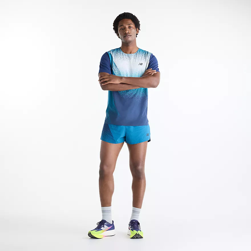 NEW BALANCE - T-SHIRT RACE DAY ULTRA LIGHT PRINTED - MEN