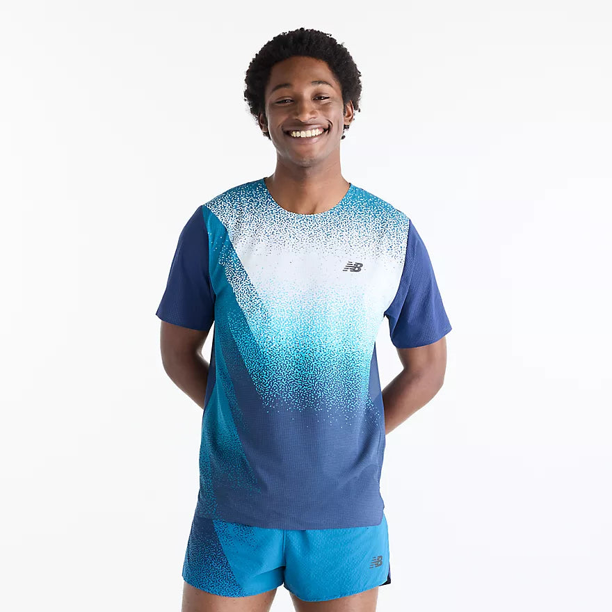 NEW BALANCE - T-SHIRT RACE DAY ULTRA LIGHT PRINTED - MEN