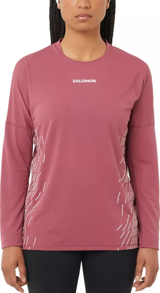SALOMON - SENSE AERO LS TEE GFX - W