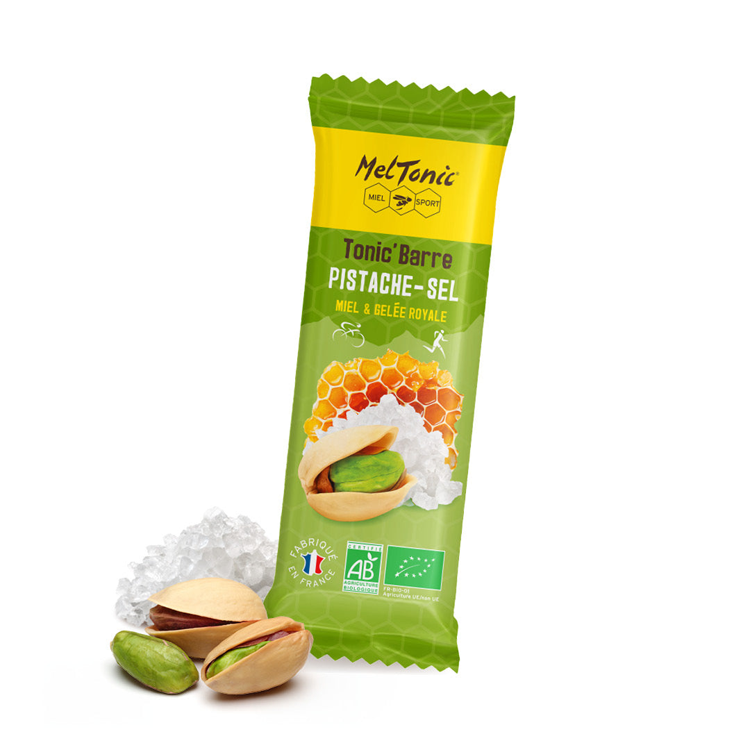 MELTONIC - BARRE ENERGETIQUE BIO - PISTACHE FLEUR DE SEL