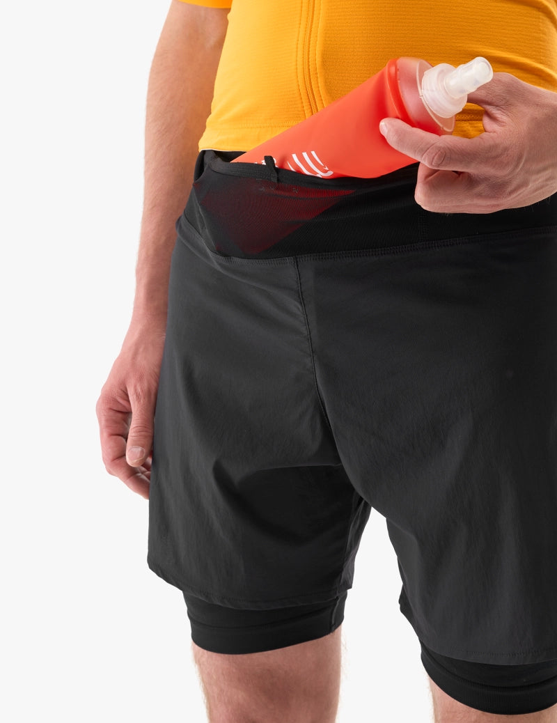 COMPRESSPORT - TRAIL RACING 2 en 1 SHORT - M