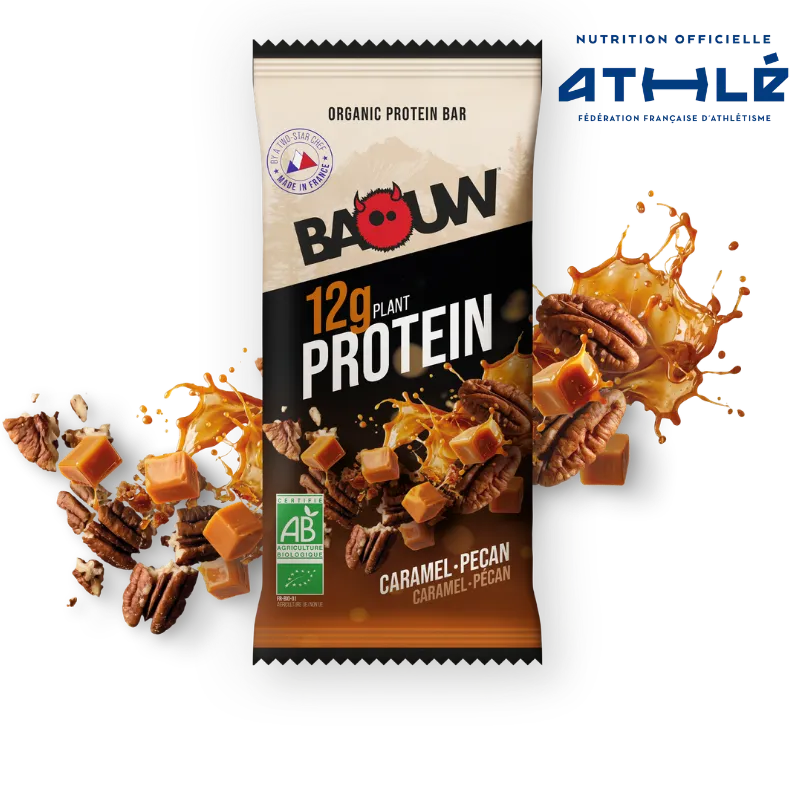BAOUW - BARRE PROTEINÉE CARAMEL PÉCAN