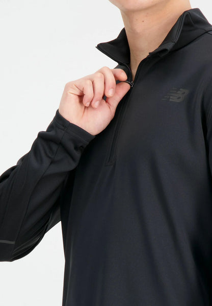 NEW BALANCE - SPACE DYE 1/4 ZIP LS - M