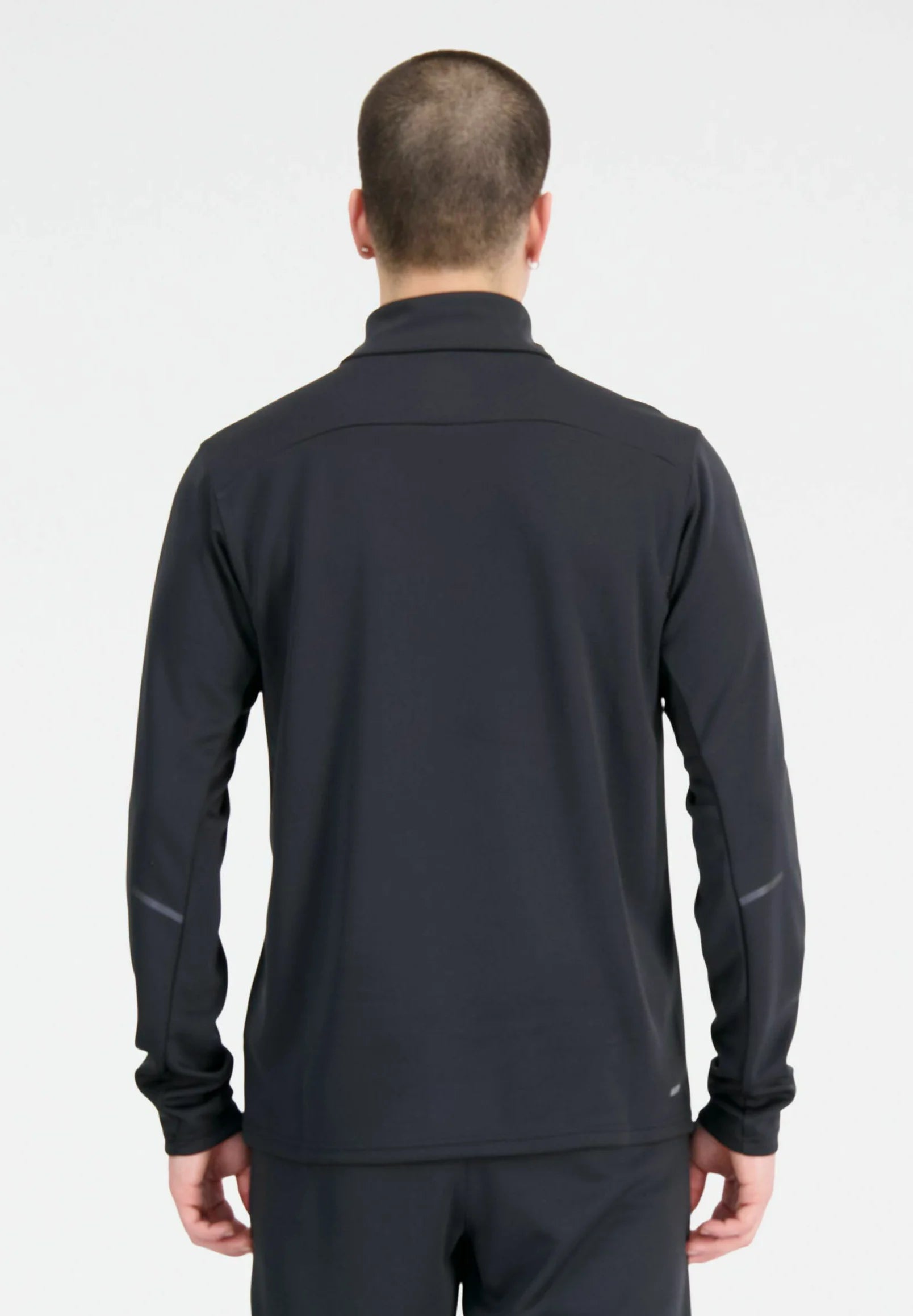 NEW BALANCE - SPACE DYE 1/4 ZIP LS - M