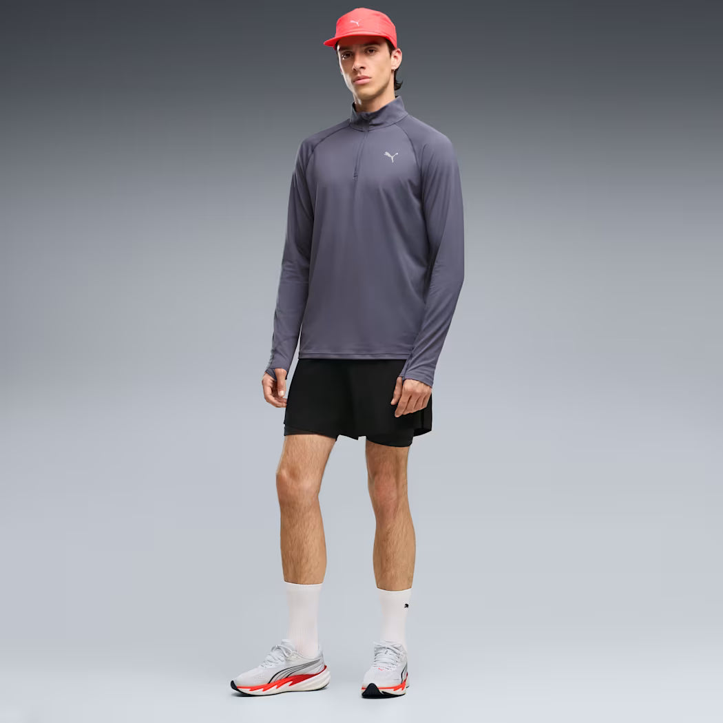 PUMA - MANCHES LONGUES RUN VELOCITY CLDSPN 1/4 ZIP - MEN