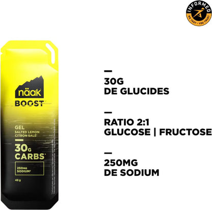NAAK - BOOST ENERGY GEL - CITRON SALÉ