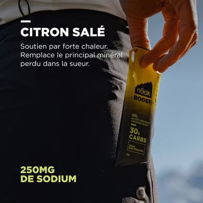 NAAK - BOOST ENERGY GEL - CITRON SALÉ