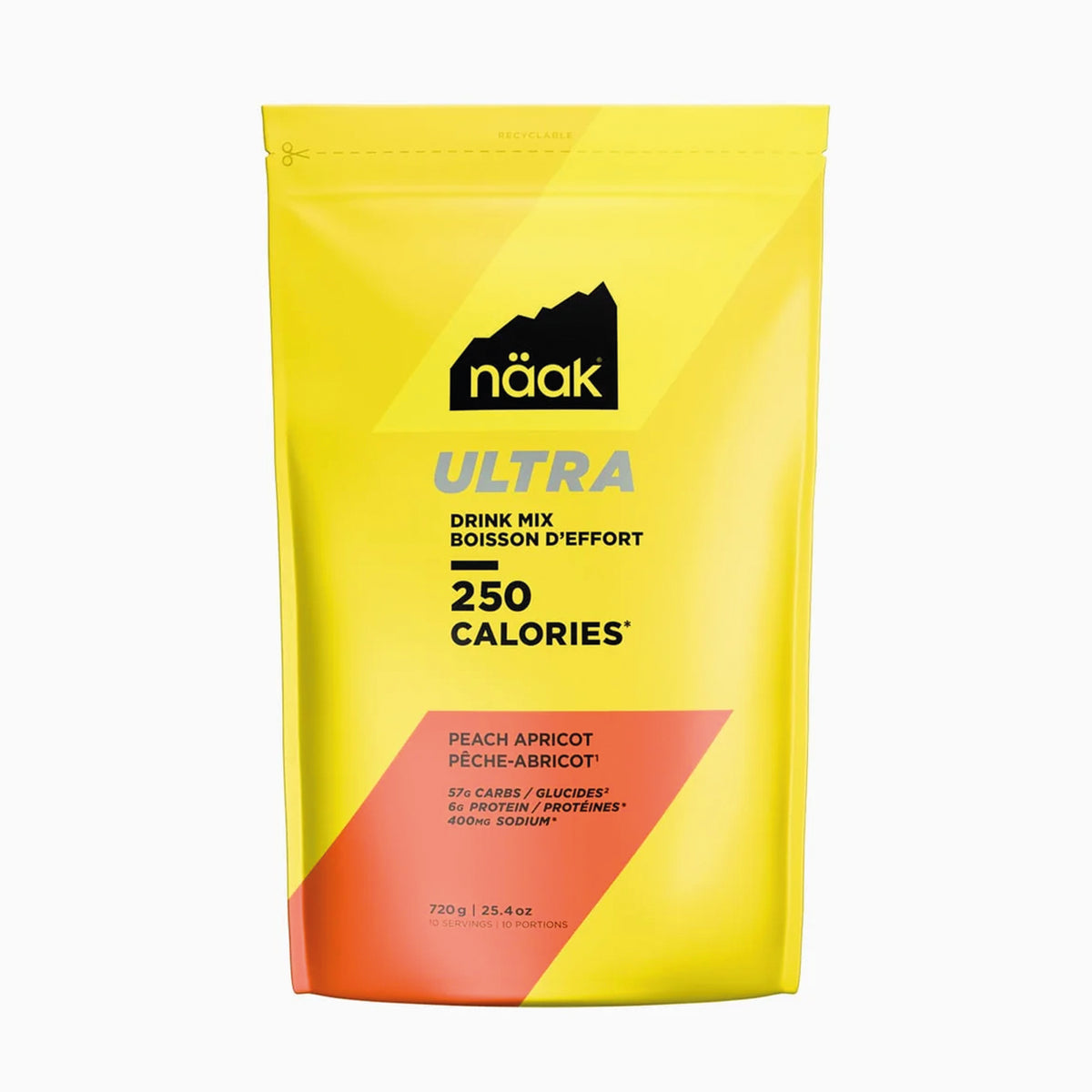 NÄAK - BOISSON ÉNERGÉTIQUE - PÊCHE ABRICOT
