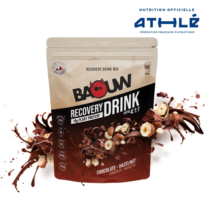 BAOUW - BOISSON DE RECUPÉRATION - CHOCOLAT / NOISETTE