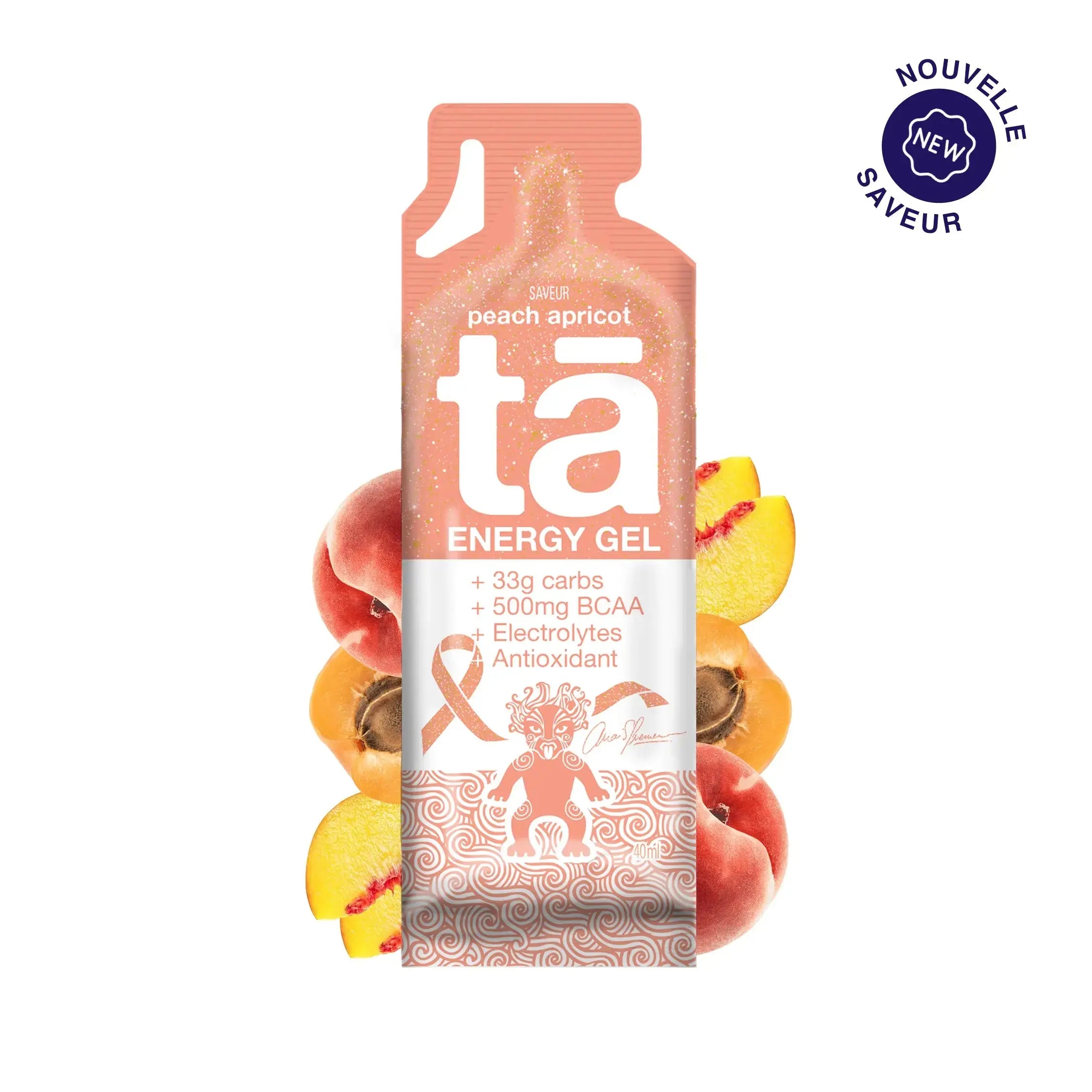 TA ENERGY x ANAÏS QUEMENER - ENERGY GEL - PECHE ABRICOT