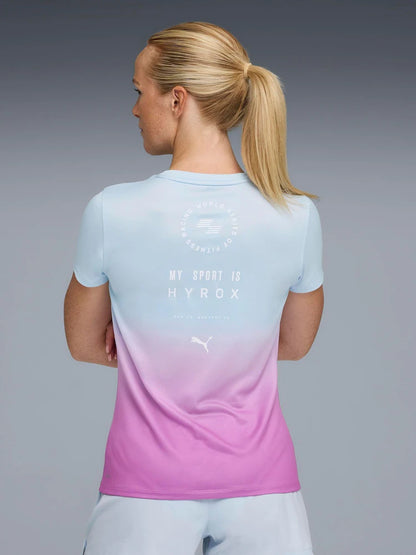 PUMA - HYROX POLY GRAPHIC TEE - W