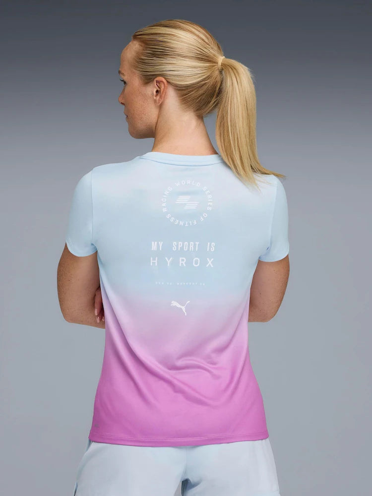 PUMA - HYROX POLY GRAPHIC TEE - W
