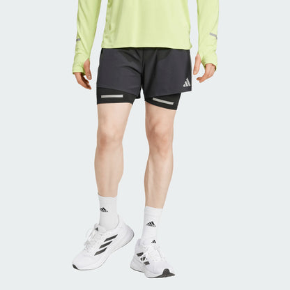 ADIDAS - SHORT ULT HIVIS 2IN1 - M