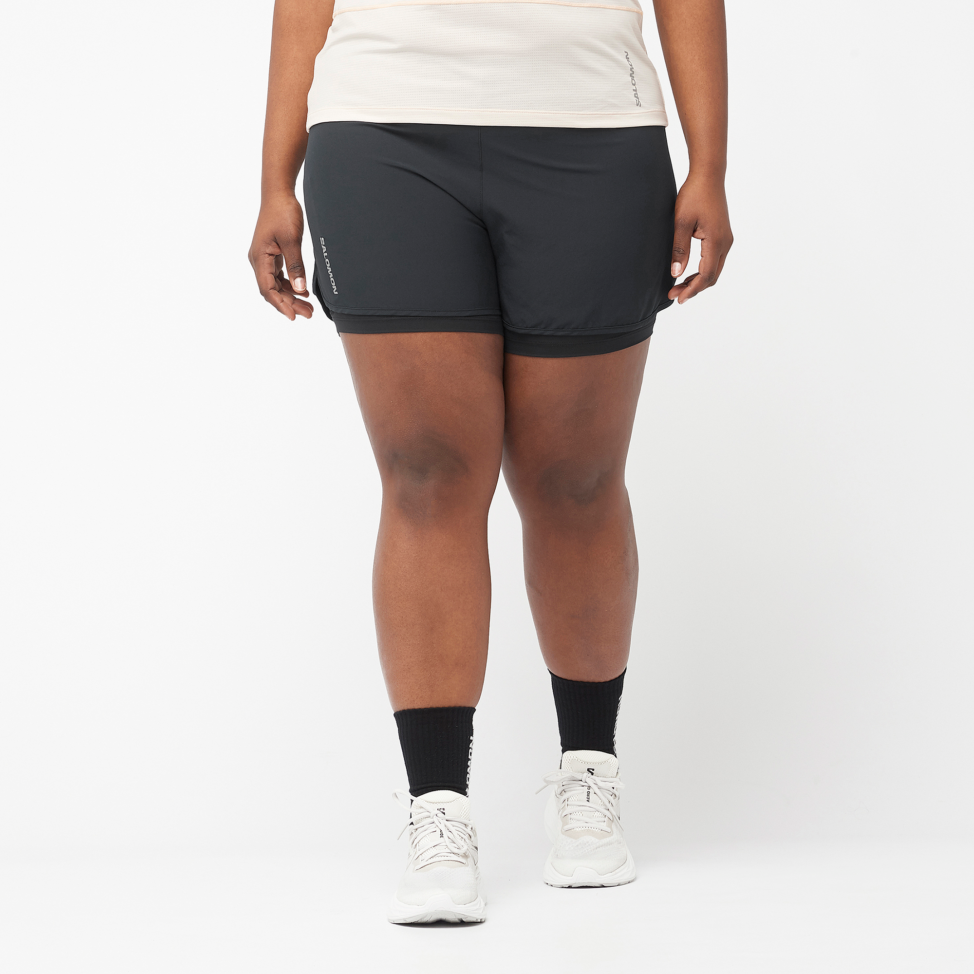 SALOMON - CROSS 2IN1 SHORTS - W