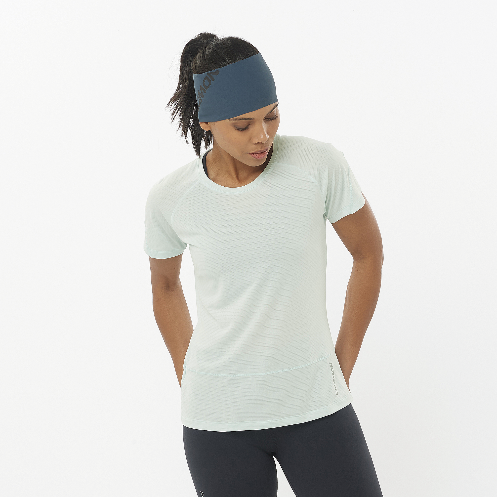 SALOMON - T-SHIRT CROSS RUN SS TEE - W