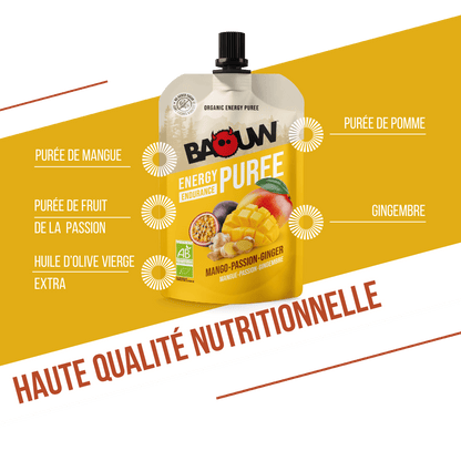 BAOUW - PURÉE MANGUE / PASSION / GINGEMBRE