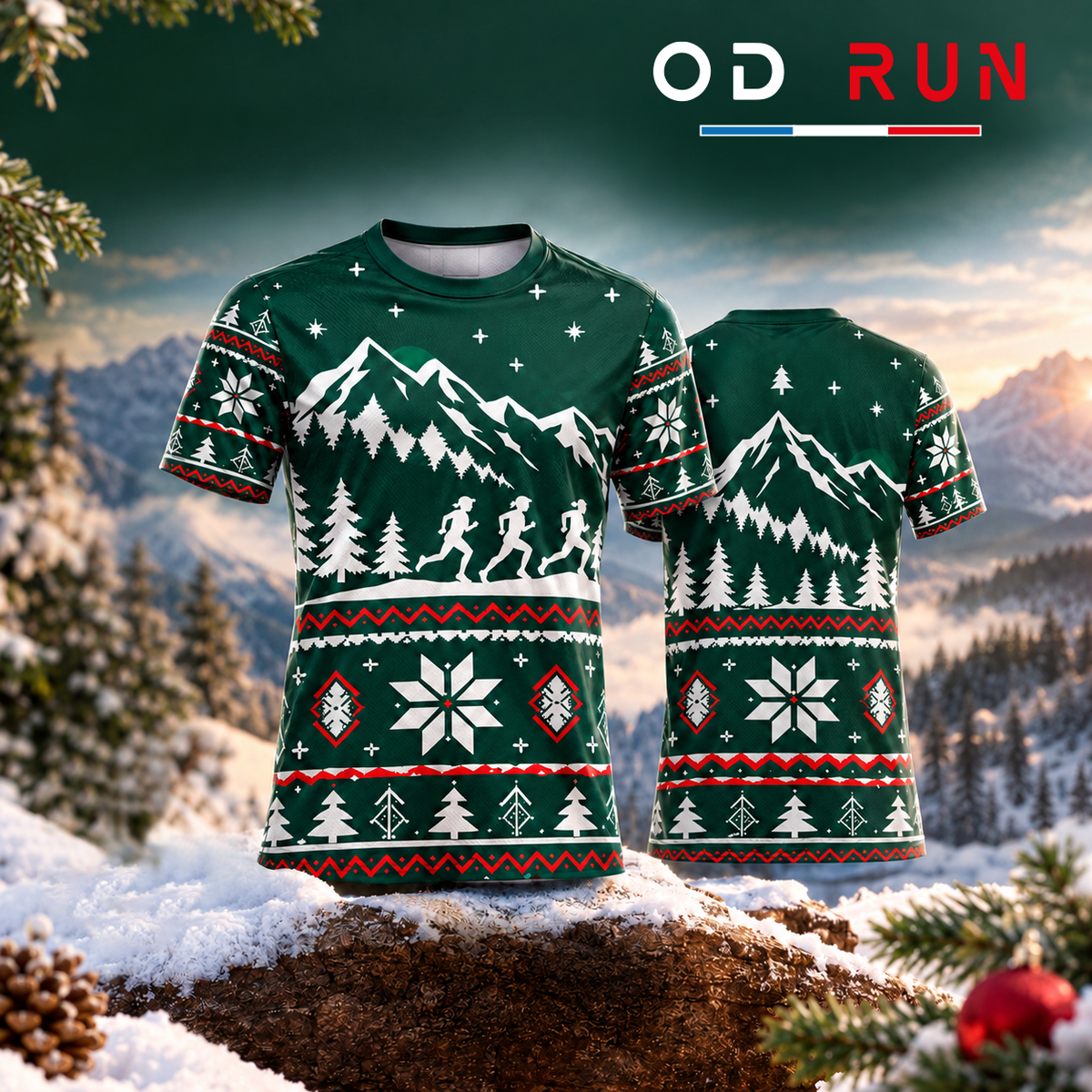 TEE-SHIRT TECHNIQUE DE NOËL - OD RUN