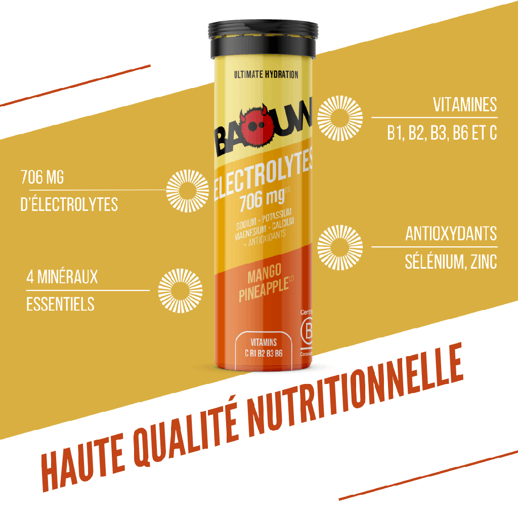 BAOUW - PASTILLES ELECTROLYTES - MANGUE / ANANAS