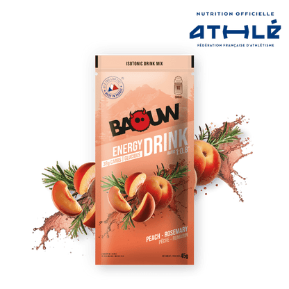 BAOUW - SACHET 45G BOISSON ISOTONIQUE PÊCHE / ROMARIN
