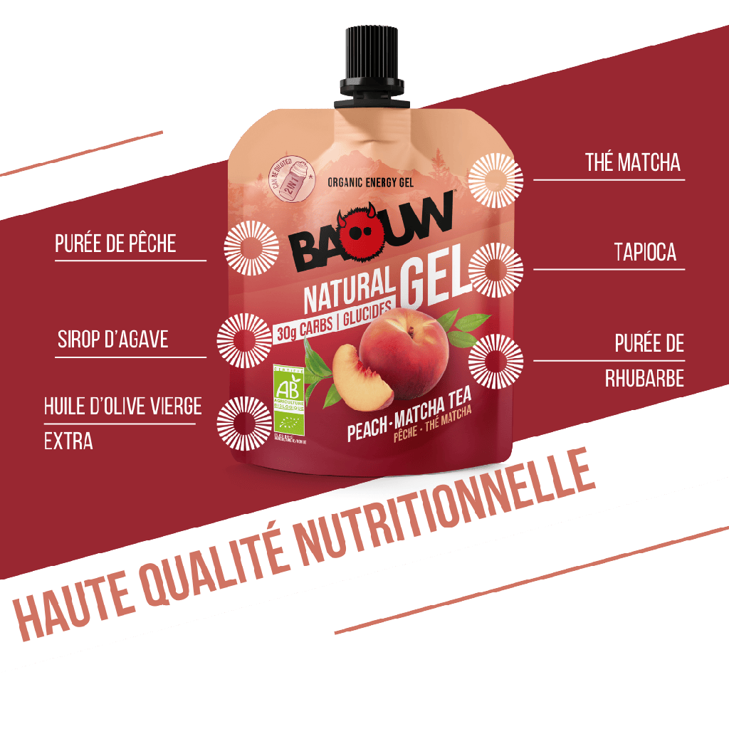 BAOUW - GEL PÊCHE / THÉ MATCHA