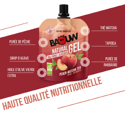 BAOUW - GEL PÊCHE / THÉ MATCHA