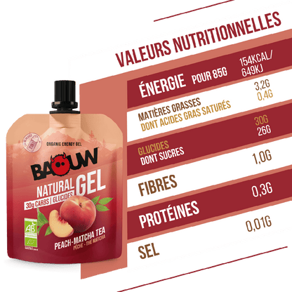 BAOUW - GEL PÊCHE / THÉ MATCHA