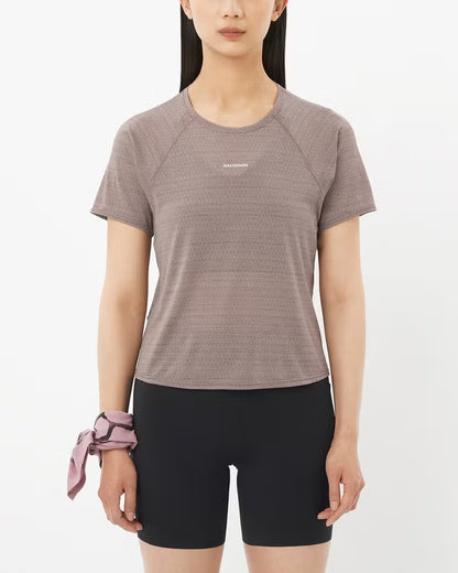 SALOMON - T-SHIRT CROP SHAKEOUT AIR - WOMEN