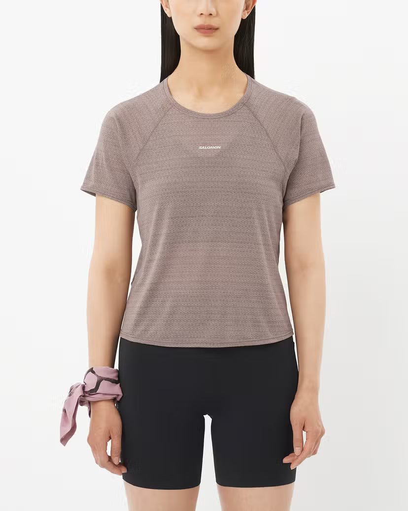 SALOMON - T-SHIRT CROP SHAKEOUT AIR - WOMEN