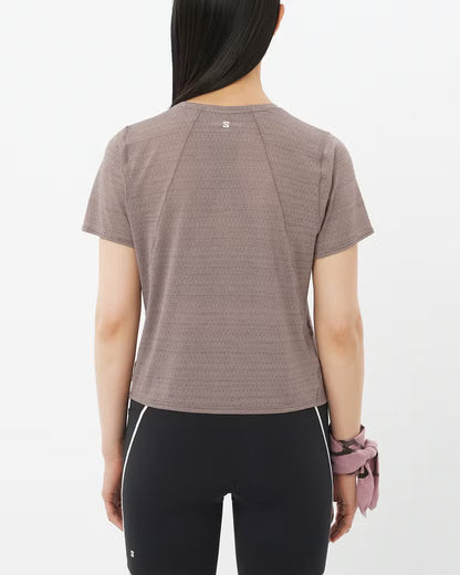 SALOMON - T-SHIRT CROP SHAKEOUT AIR - WOMEN