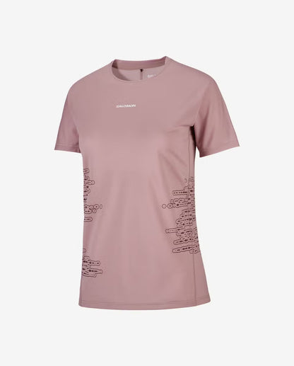 SALOMON - T-SHIRT SENSE AERO GRAPHIC - WOMEN