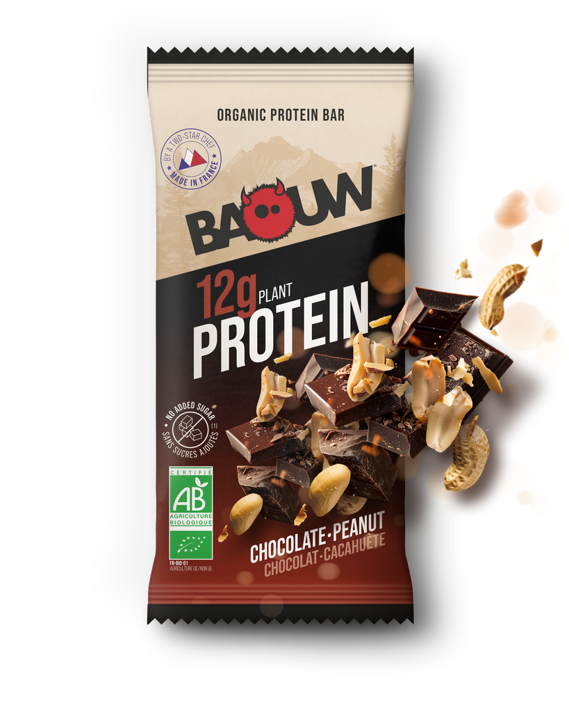 BAOUW - BARRE PROTEINÉES CHOCOLAT CACAHUETE