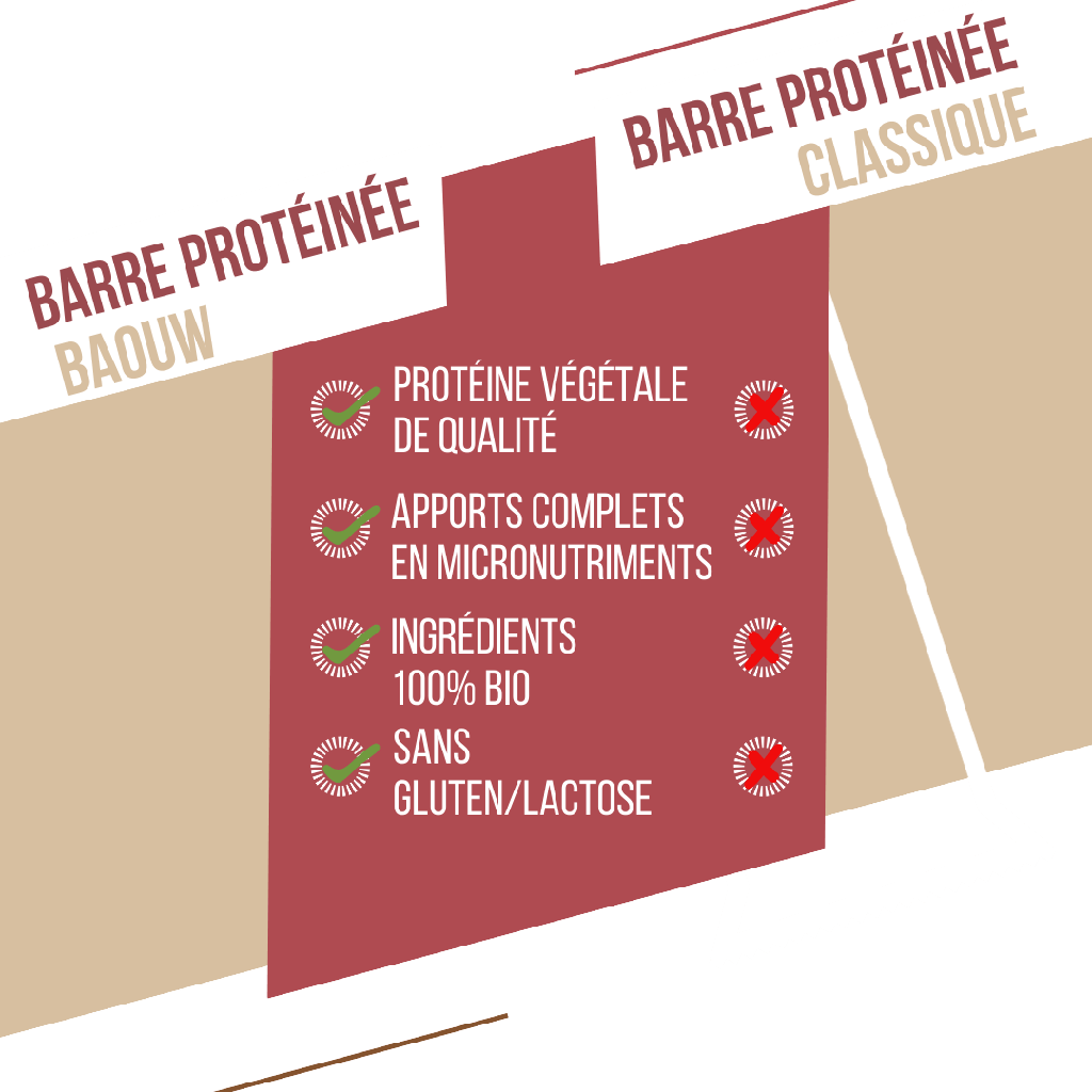 BAOUW - BARRE PROTÉINÉE FRUITS ROUGES CAJOU