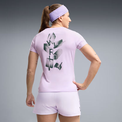 PUMA HYROX - T-SHIRT POLY GRAPHIC - WOMEN