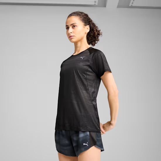 PUMA - RUN VELOCITY AOP TEE - W